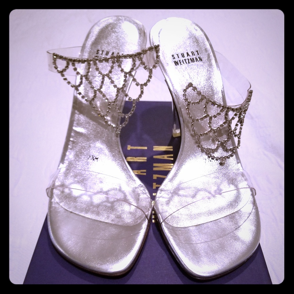 Stuart Weitzman clear vinyl scandals
